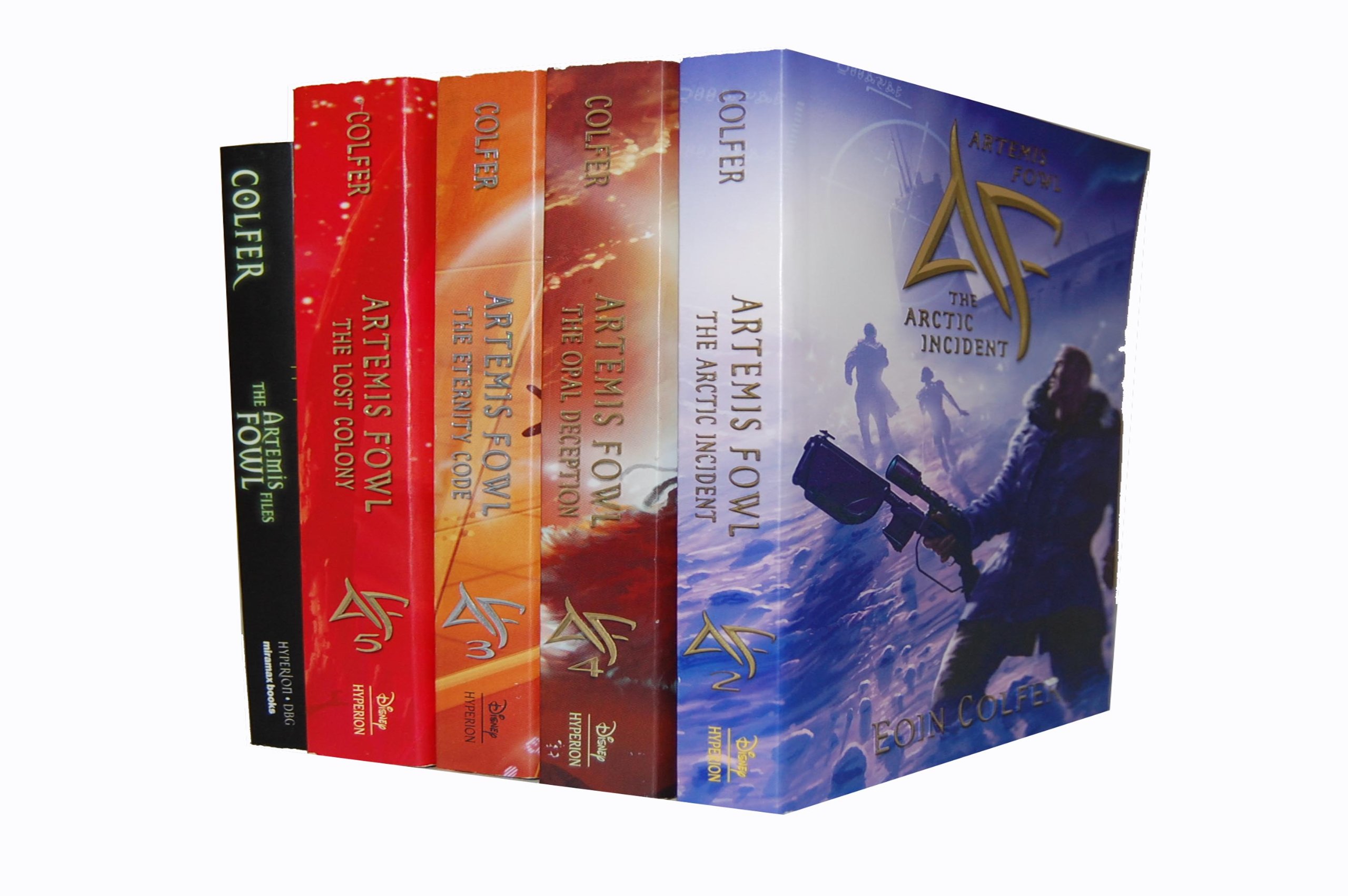 Eoin Colfer Artemis Fowl Files 5 Books Collection Set (The Artemis Fowl Files, The Arctic Incident, The Opal Deception, The Eternity Code, The Lost Colony)