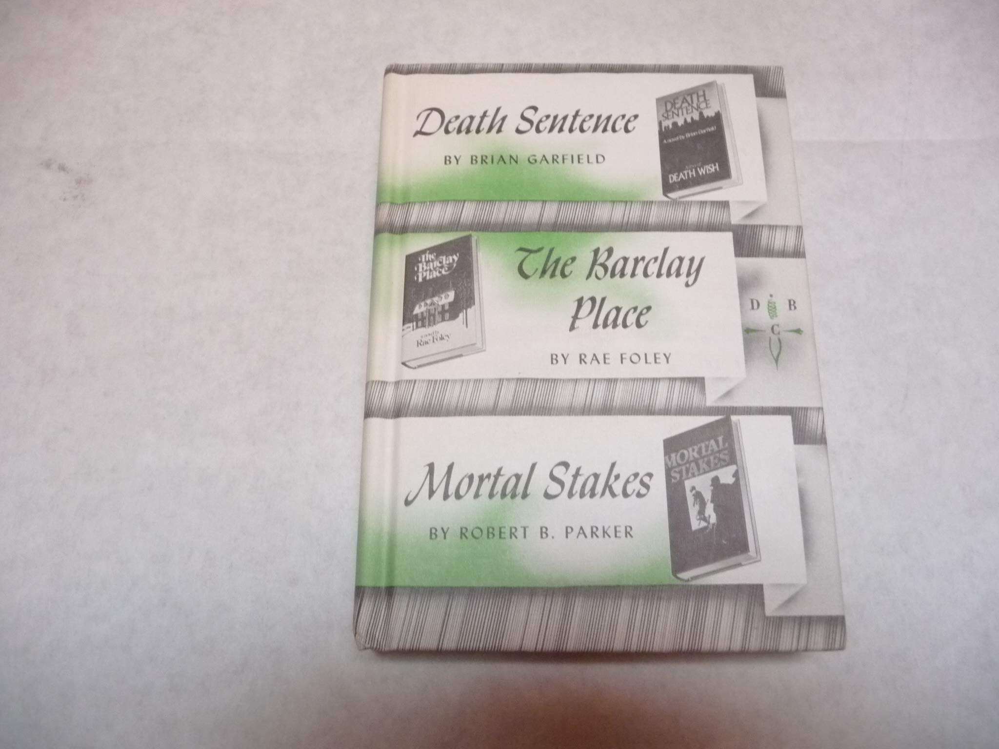 DETECTIVE BOOK CLUB. DEATH SENTENCE / THE BARCLAY PLACE / MORTAL STAKES 3 in 1 (Hardcover)
