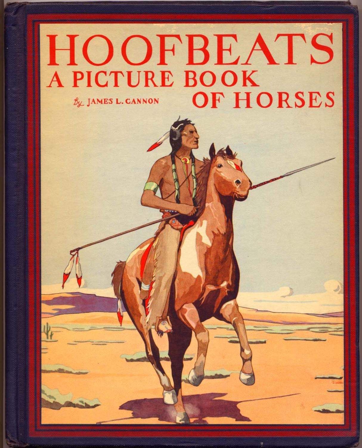 Hoofbeats, a picture book of horses, (Hardcover)