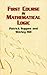 First Course in Mathematical Logic (Dover Books on Mathematics) by Patrick Suppes (2010-06-17)