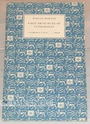 First Principles of Typography (Paperback)
