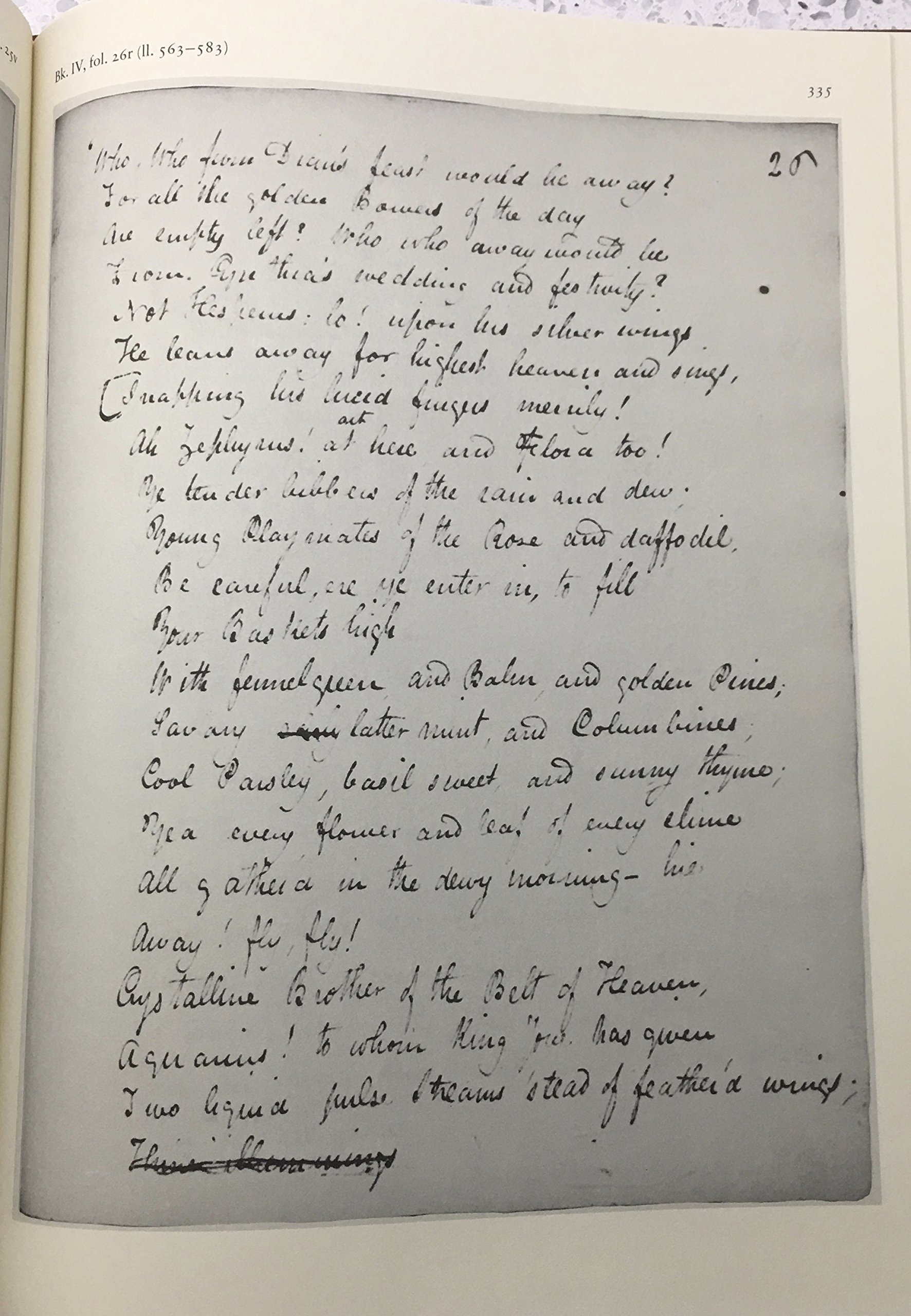 Endymion: A Facsimile of the Revised Holograph Manuscript