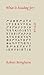 What Is Reading For? by Robert Bringhurst (2011) Paperback
