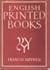 English printed books.