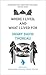 Where I Lived, and What I Lived For(Paperback) - 2005 Edition