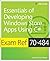 Exam Ref 70-484: Essentials of Developing Windows Store Apps using C# 1st (first) Edition by Chakrabarty, Indrajit published by MICROSOFT PRESS (2013)