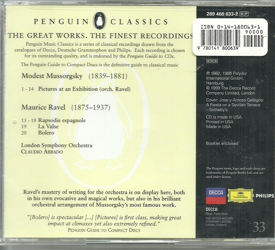 Ravel: Bolero (Audio CD)
