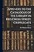 Appendix to the Catalogue of the Library in Red Cross Street,... by Dr. Williams's Library