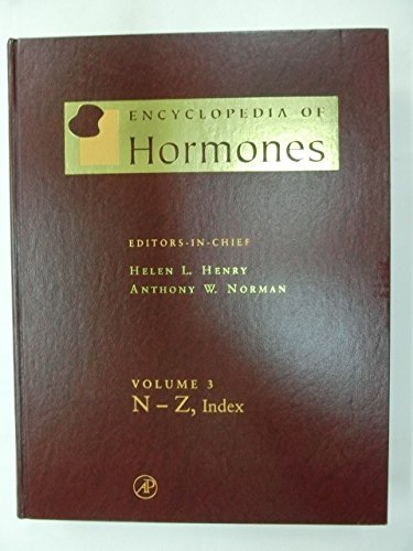 Encyclopedia of Hormones, Three-Volume Set: Encyclopedia of Hormones, Volume 3 (Hardcover)