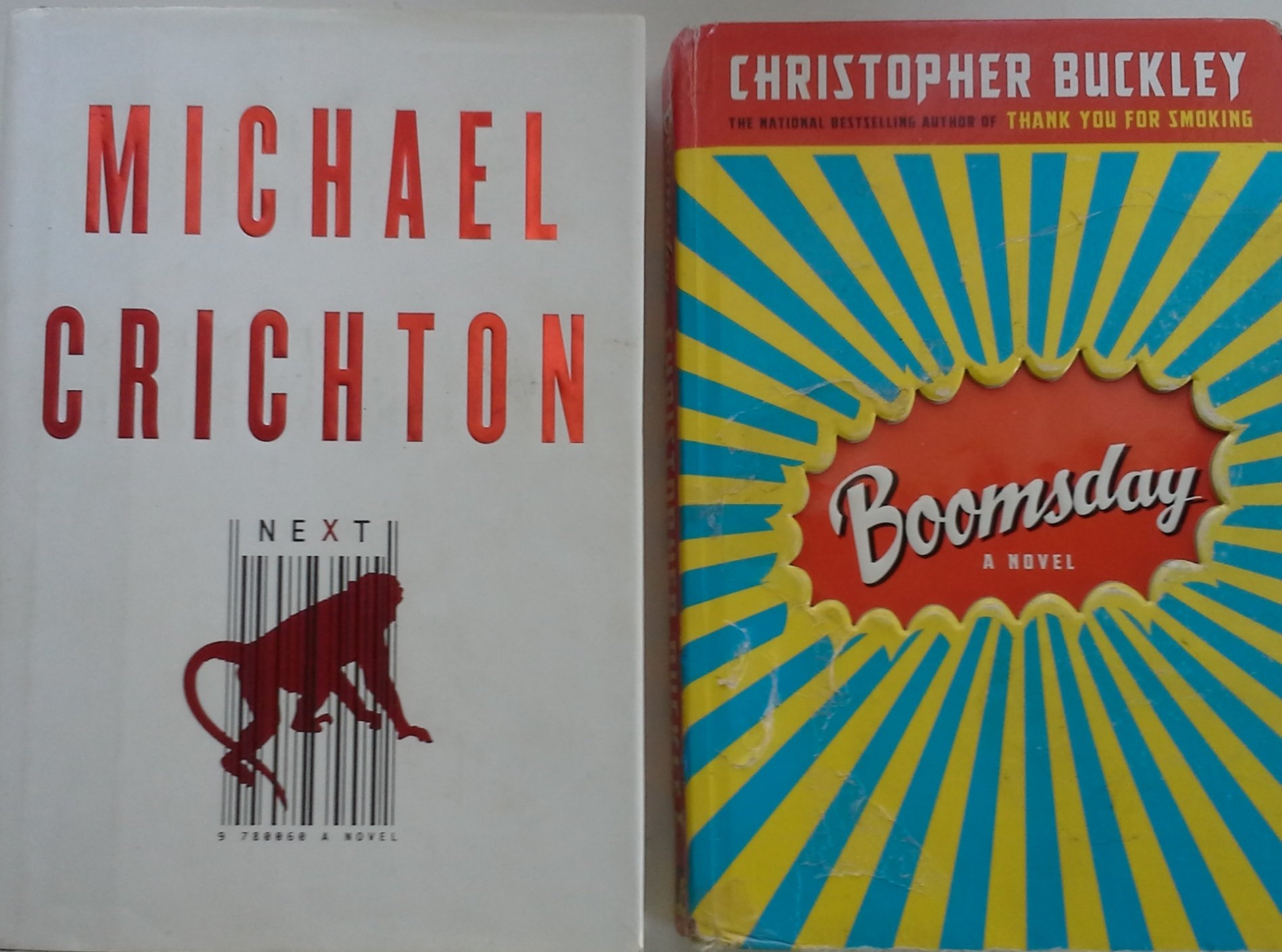Boomsday By Christopher Buckley: Next Hardcover – Deckle Edge, Set of 2