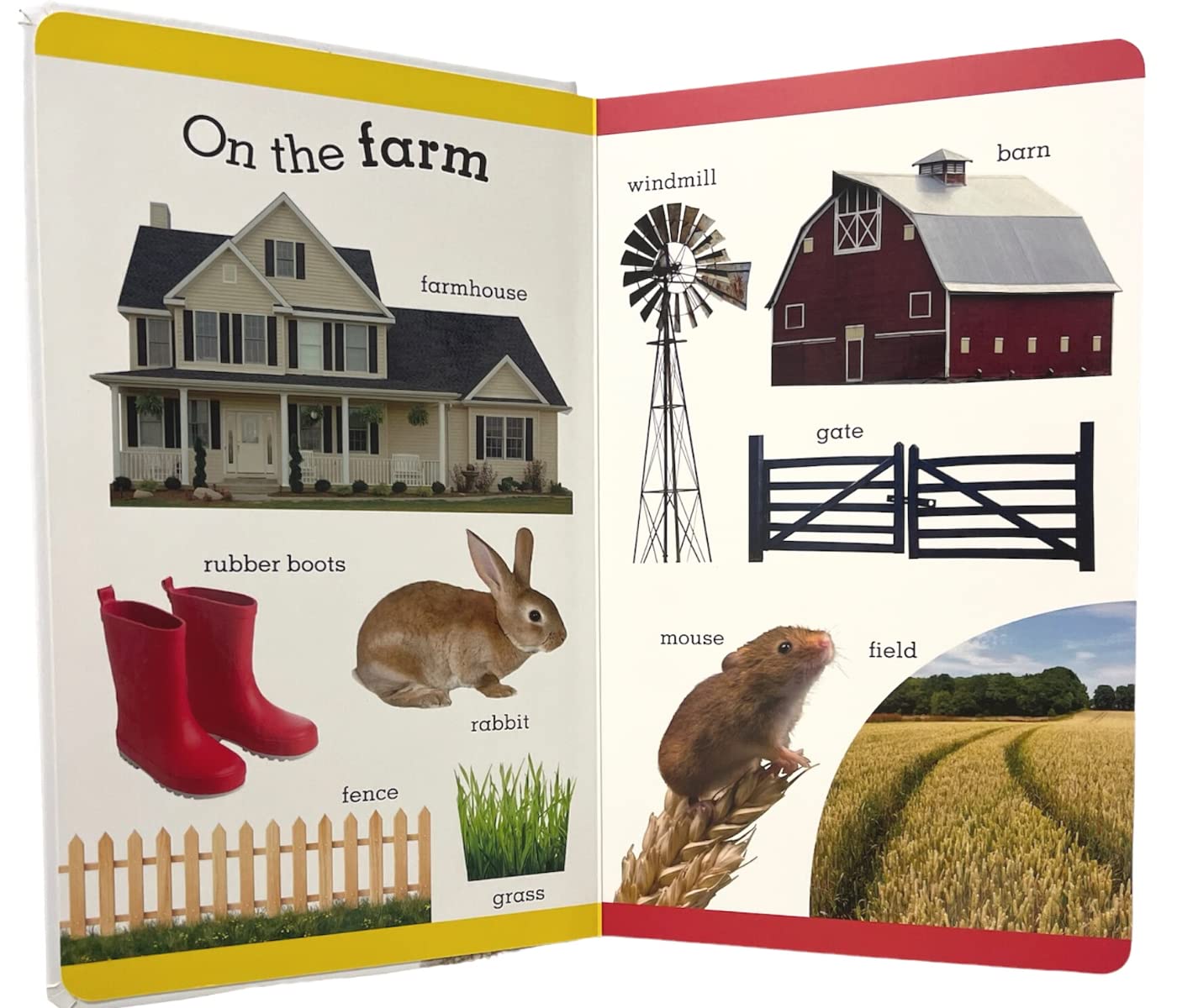 100 First Farm Words (Board Book)