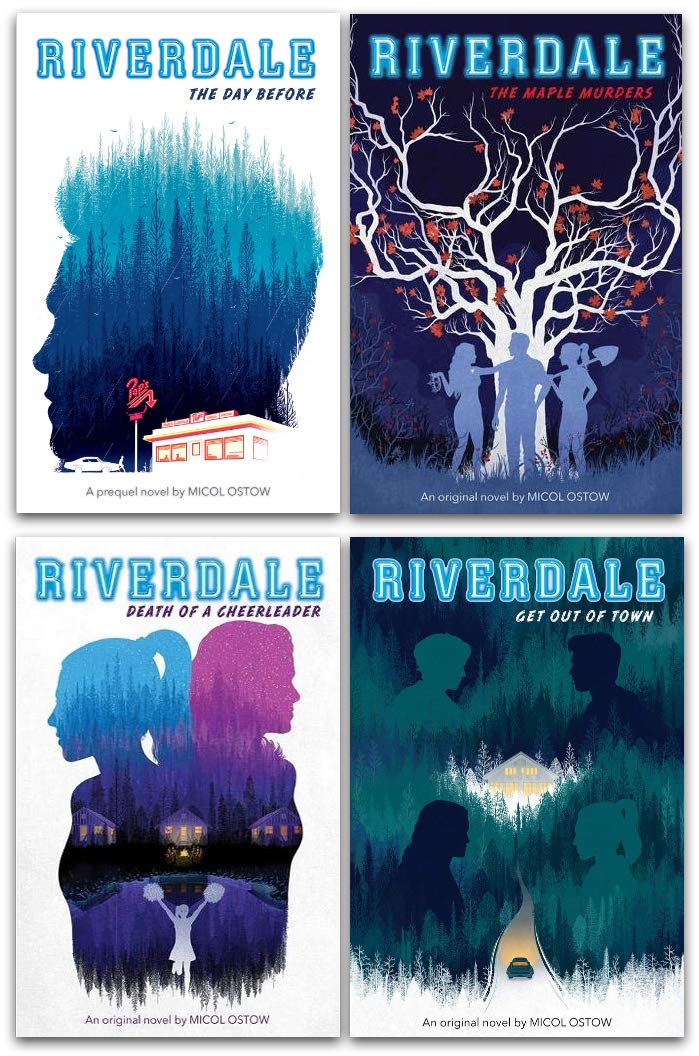 Riverdale Series 4 Books Collection Set: The Day Before, Get Out of Town, The Maple Murders, Death of a Cheerleader (Paperback)