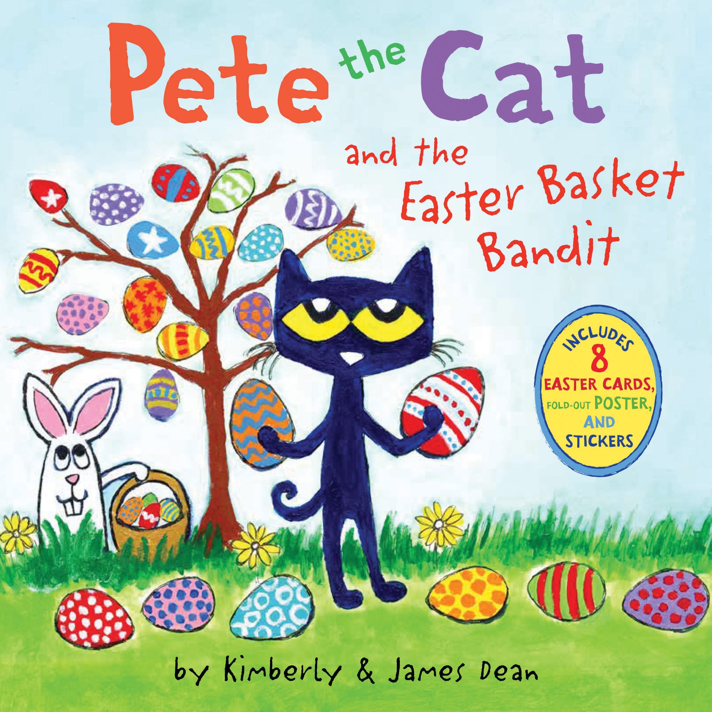 [‎‎0062868373] [‎978-0062868374] A book Pete the Cat and the Easter Basket Bandit Dean Paperback 2023 (Paperback)
