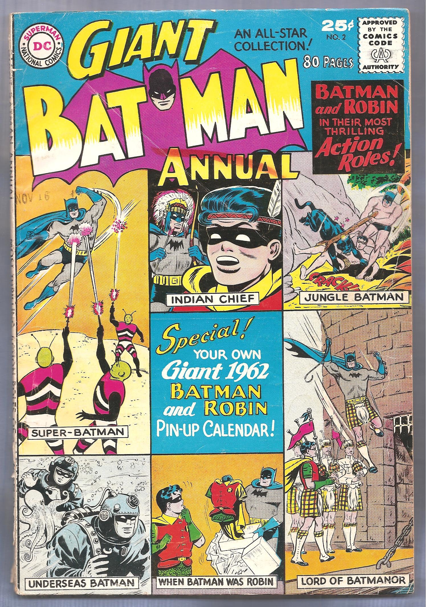 Giant Batman Annual #2, 1961. Original edition (Comic)