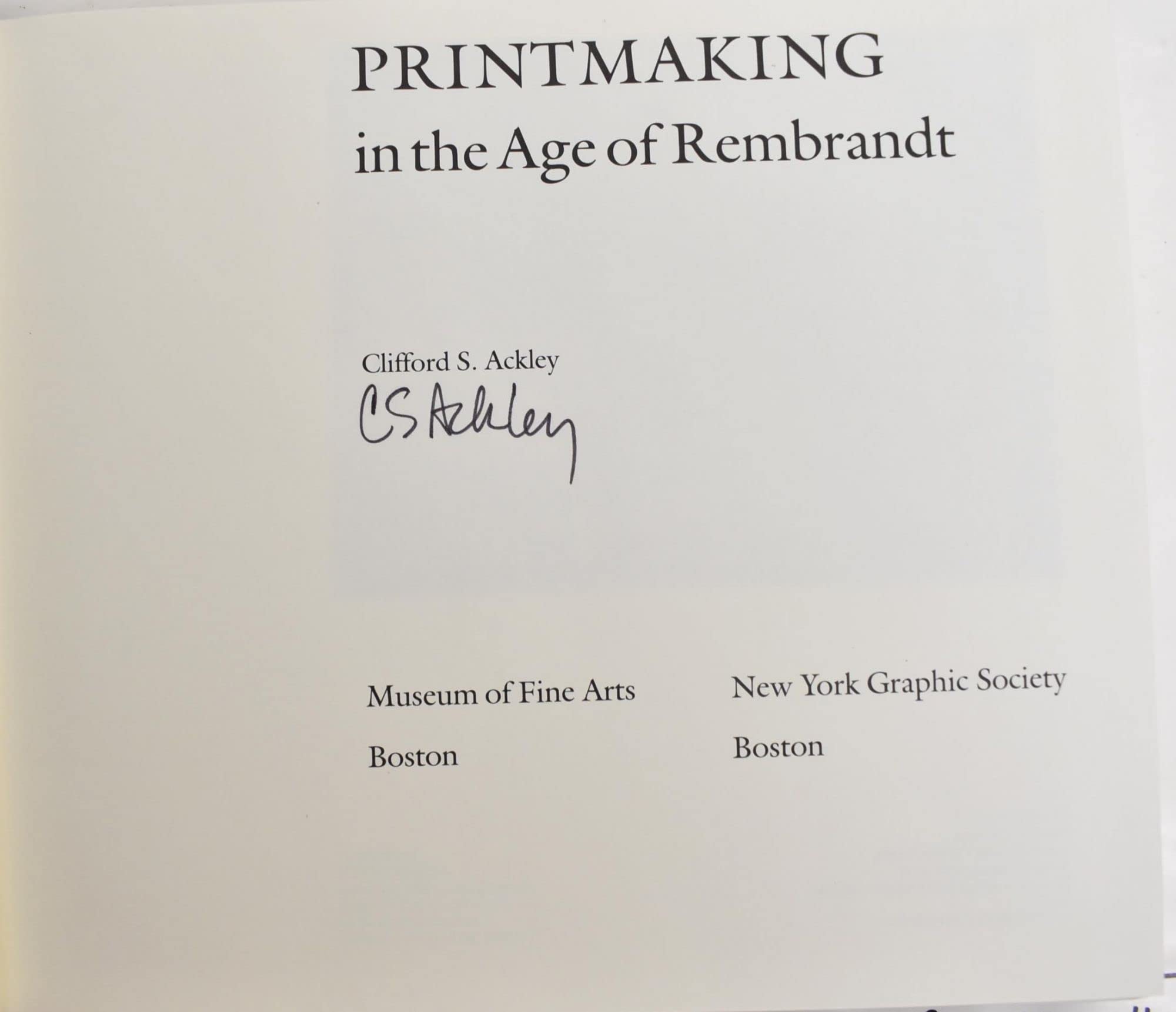 Printmaking in the Age of Rembrandt (Paperback)
