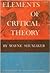 Elements of Critical Theory
