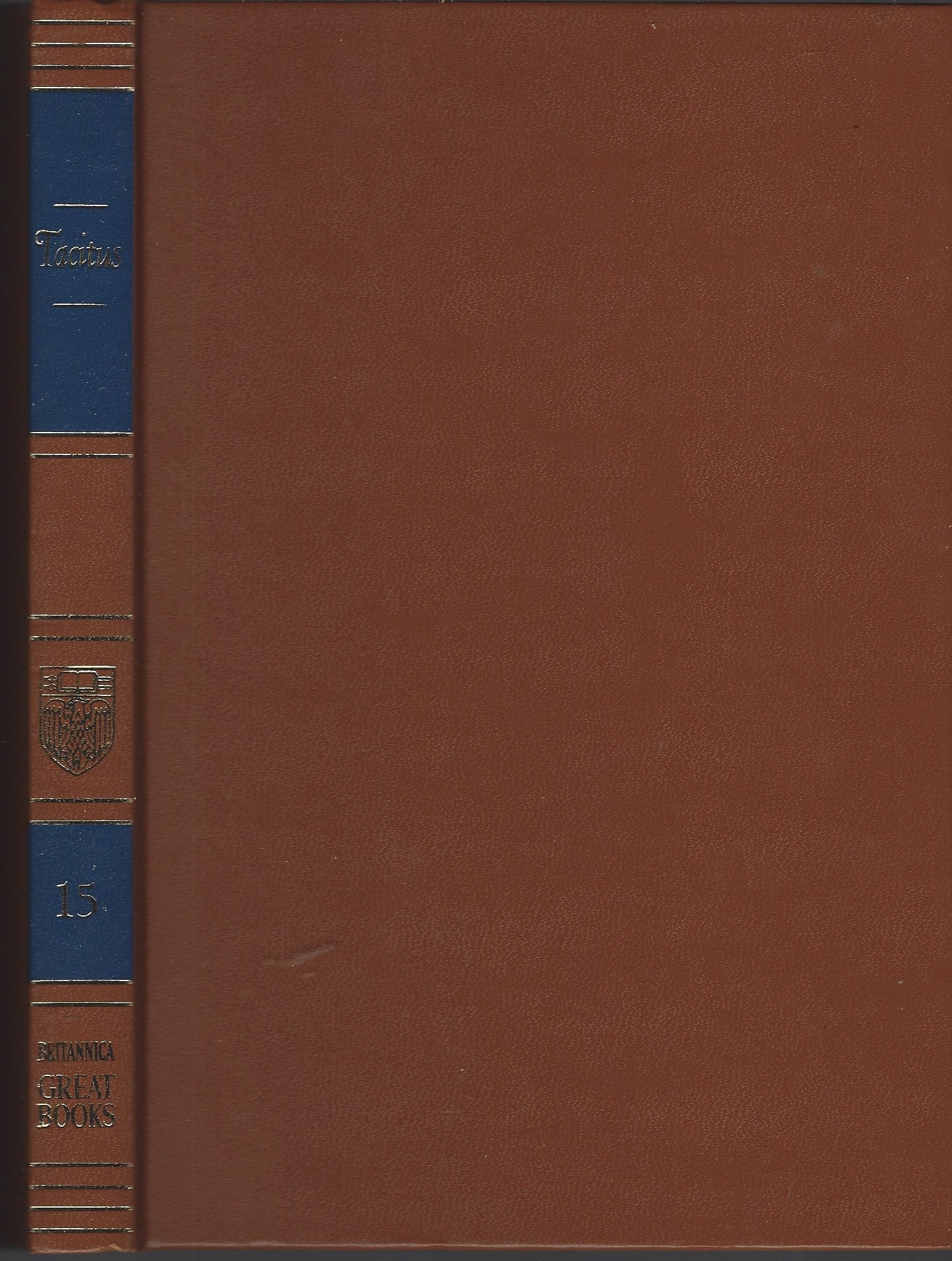 Tacitus: The Annals and The Histories (Great Books of the Western World, Vol. 15)