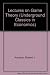 Lectures On Game Theory (Un...