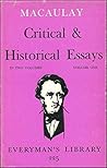 Macaulay: Essays: Volume 1