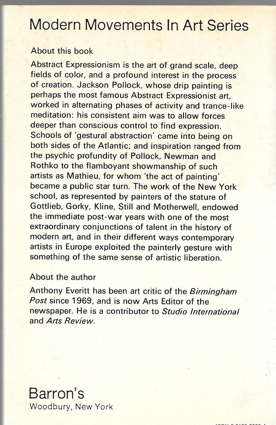 Abstract Expressionism (Paperback)