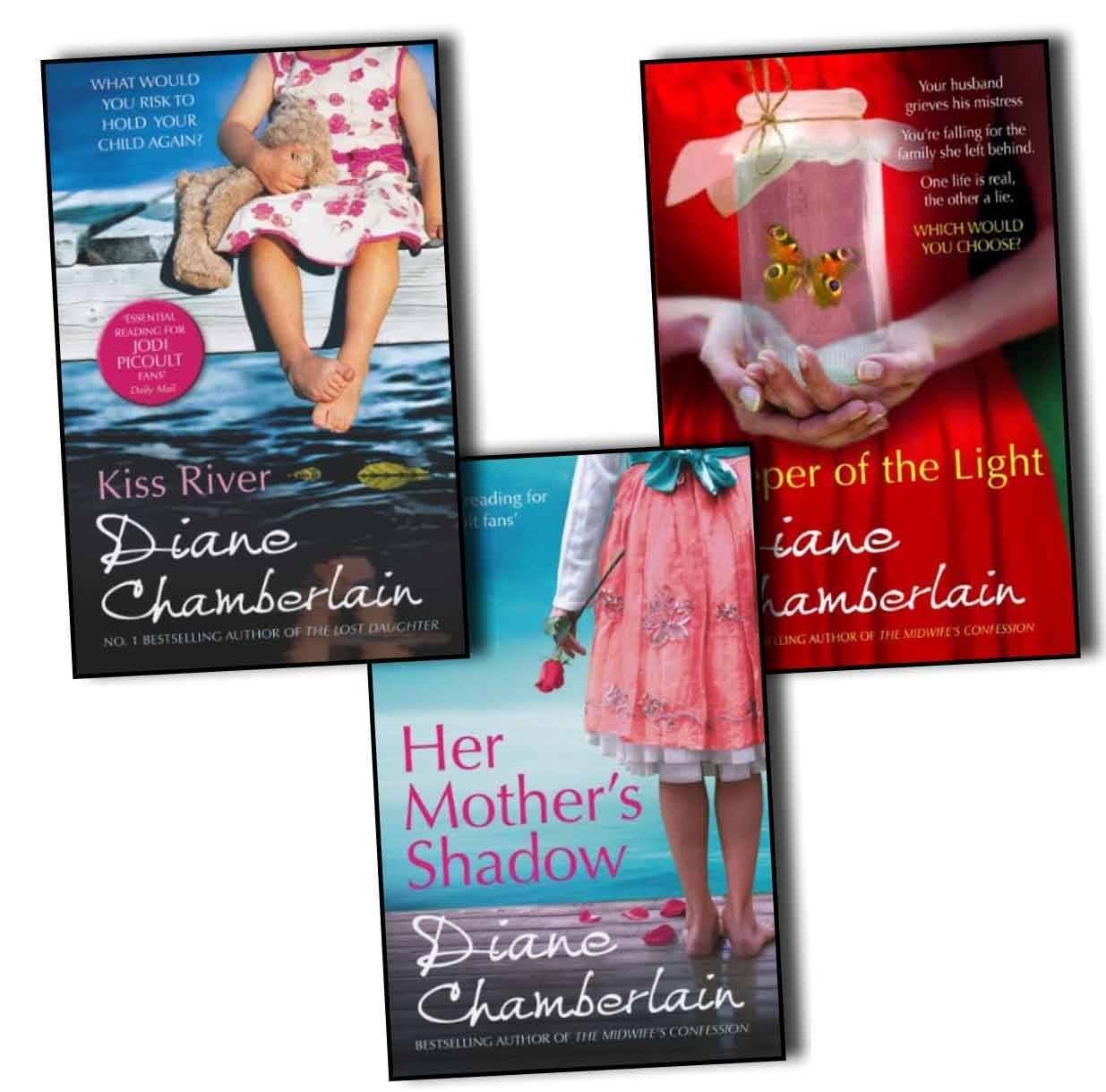 Diane Chamberlain The Keeper Trilogy 3 Books Collection Pack Set (Her Mother's Shadow, Kiss River, Keeper of the Light)