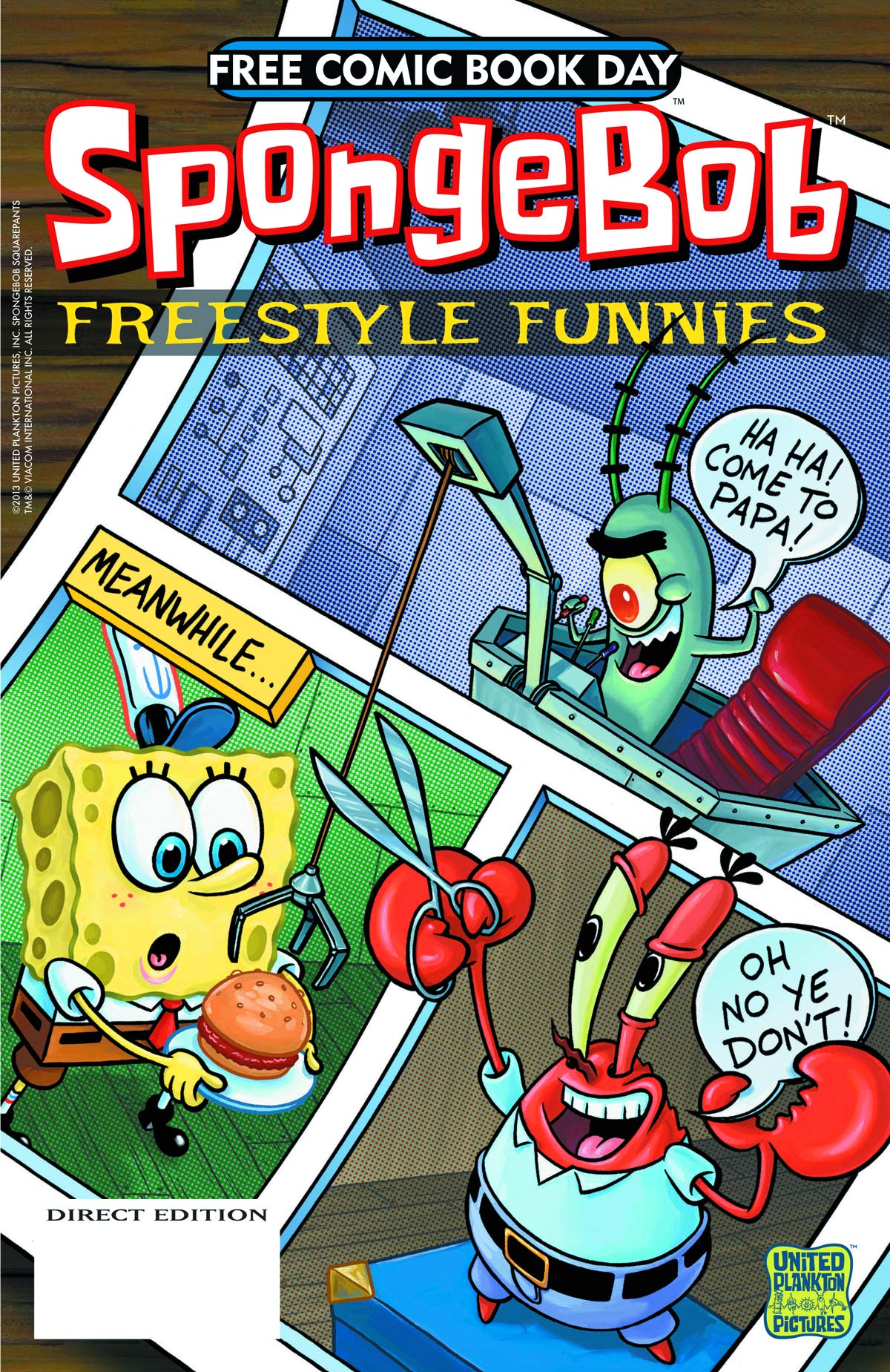 Spongebob Freestyle Funnies FCBD 2013 (Comic)