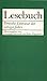 Lesebuch: Deutsche Literatur der siebziger Jahre (German Edition)