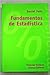 Fundamentos de estadistica / Statistics Fundamental (El Libro... by Daniel Peña