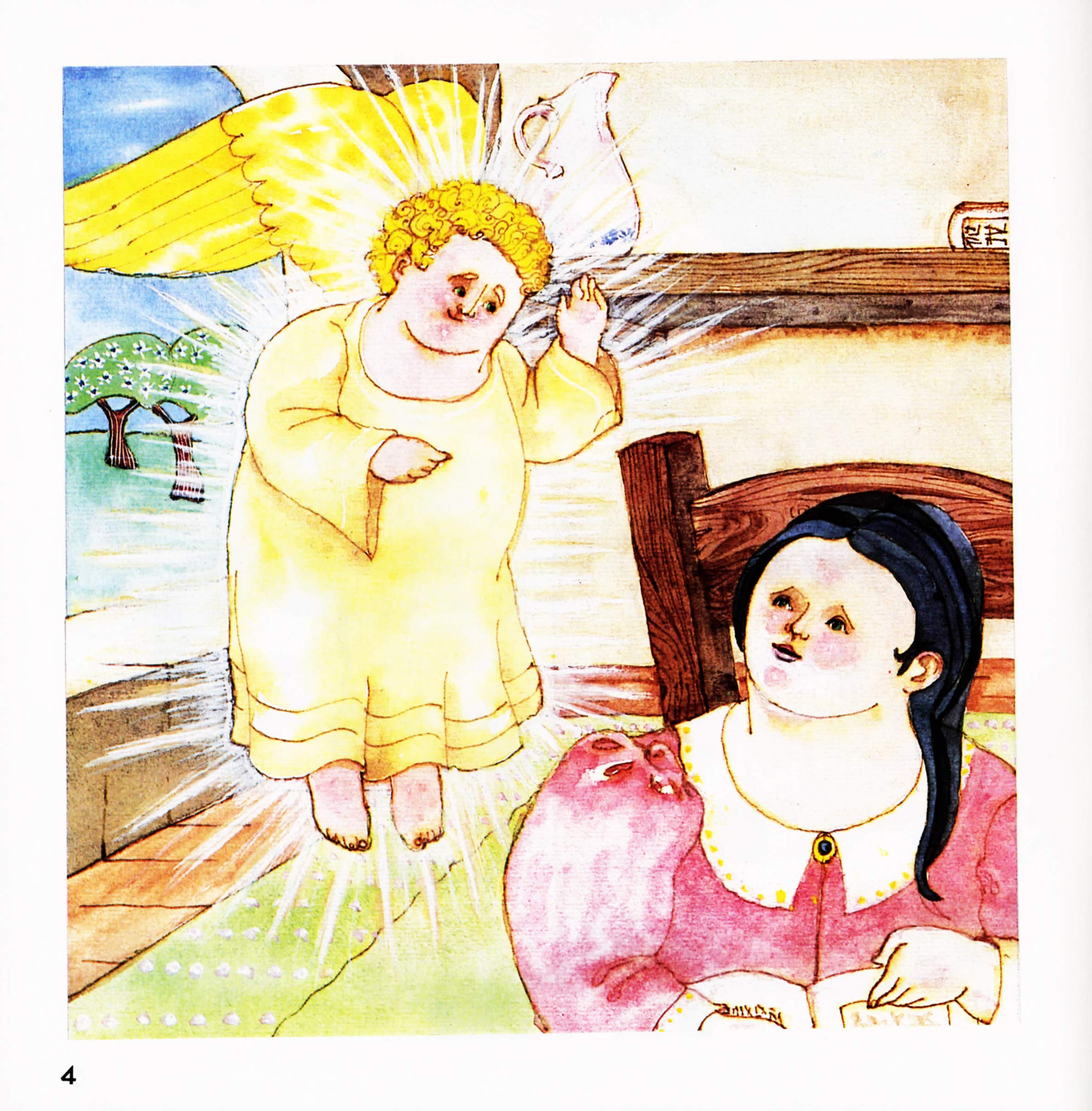 AN ANGEL VISITS MARY (Paperback)