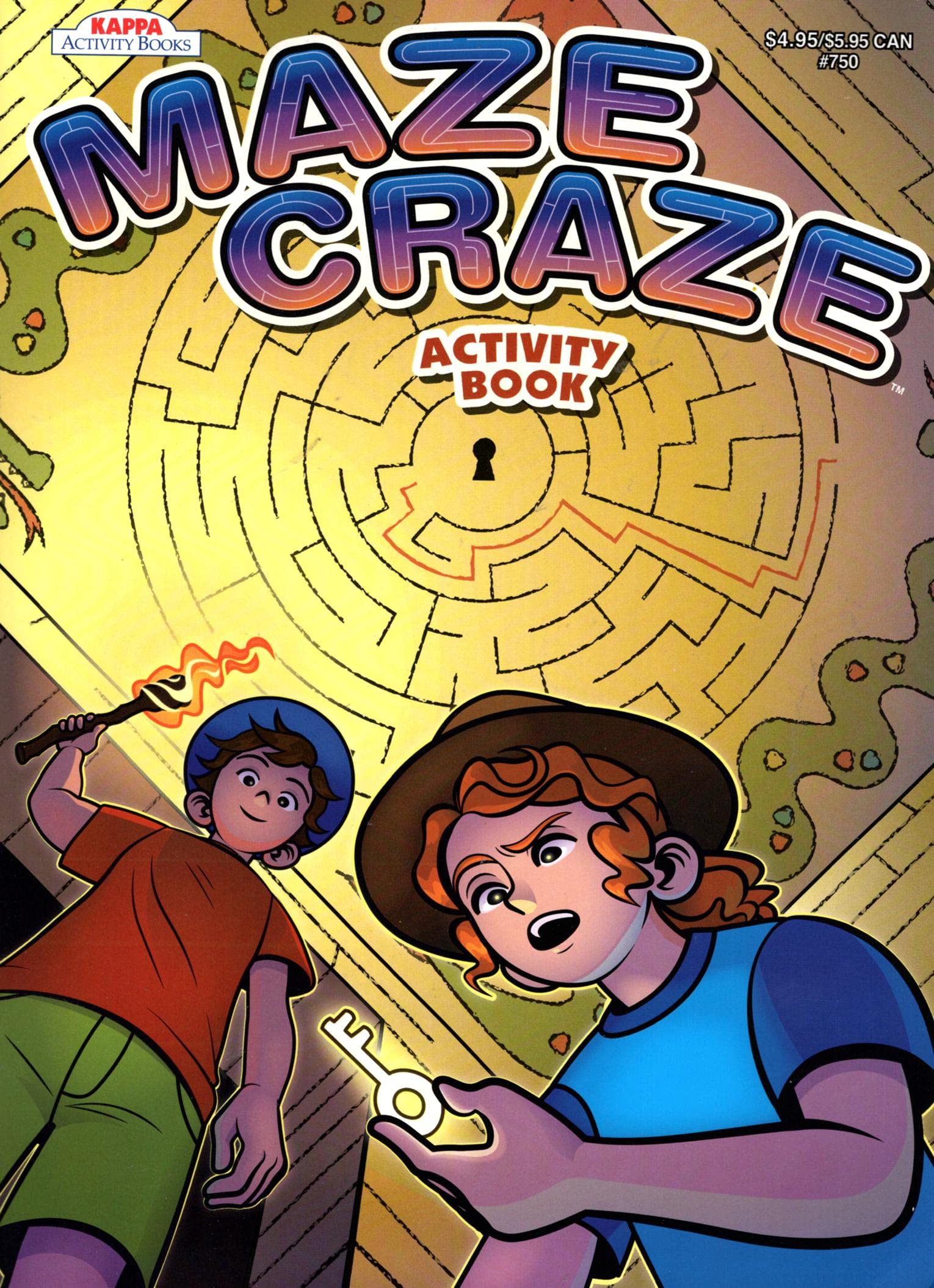Maze Craze Activity Book for Kids Easy Medium Hard Levels - v5 (Paperback)