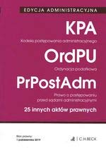 KPA, OrdPU, PrPostAdm, Edycja administracyjna (Paperback)