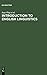Introduction to English Linguistics by Ingo Plag, et al.. (Mo... by Ingo Plag