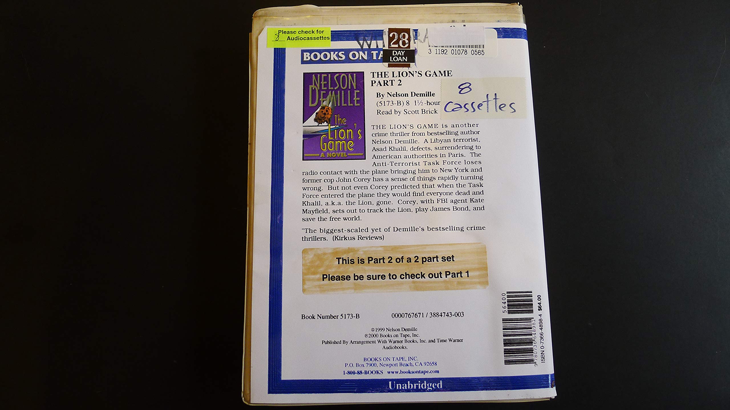 The Lion's Game Part 2 of 2 Collector's Edition (Part 2 of 2)