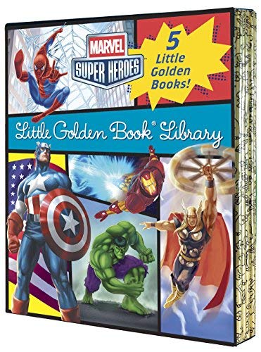 Marvel Little Golden Book Library (Marvel Super Heroes) (Marvel Heroes) by Various (2013) Hardcover