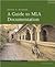 Guide to MLA Documentation (6th, 04) by Trimmer, Joseph F [Paperback (2003)]