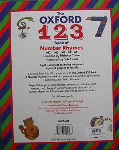 The Oxford 1 2 3 Book of Number Rhymes (Hardcover)