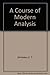 A Course of Modern Analysis by E. T. Whittaker (1927-01-02)