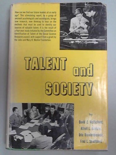 Talent and Society (Unknown Binding)