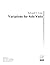 Variations for Solo Viola