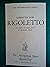 Libretto for Rigoletto- An ...