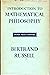 Introduction to Mathematical Philosophy (Muirhead Library of Philosophy Series