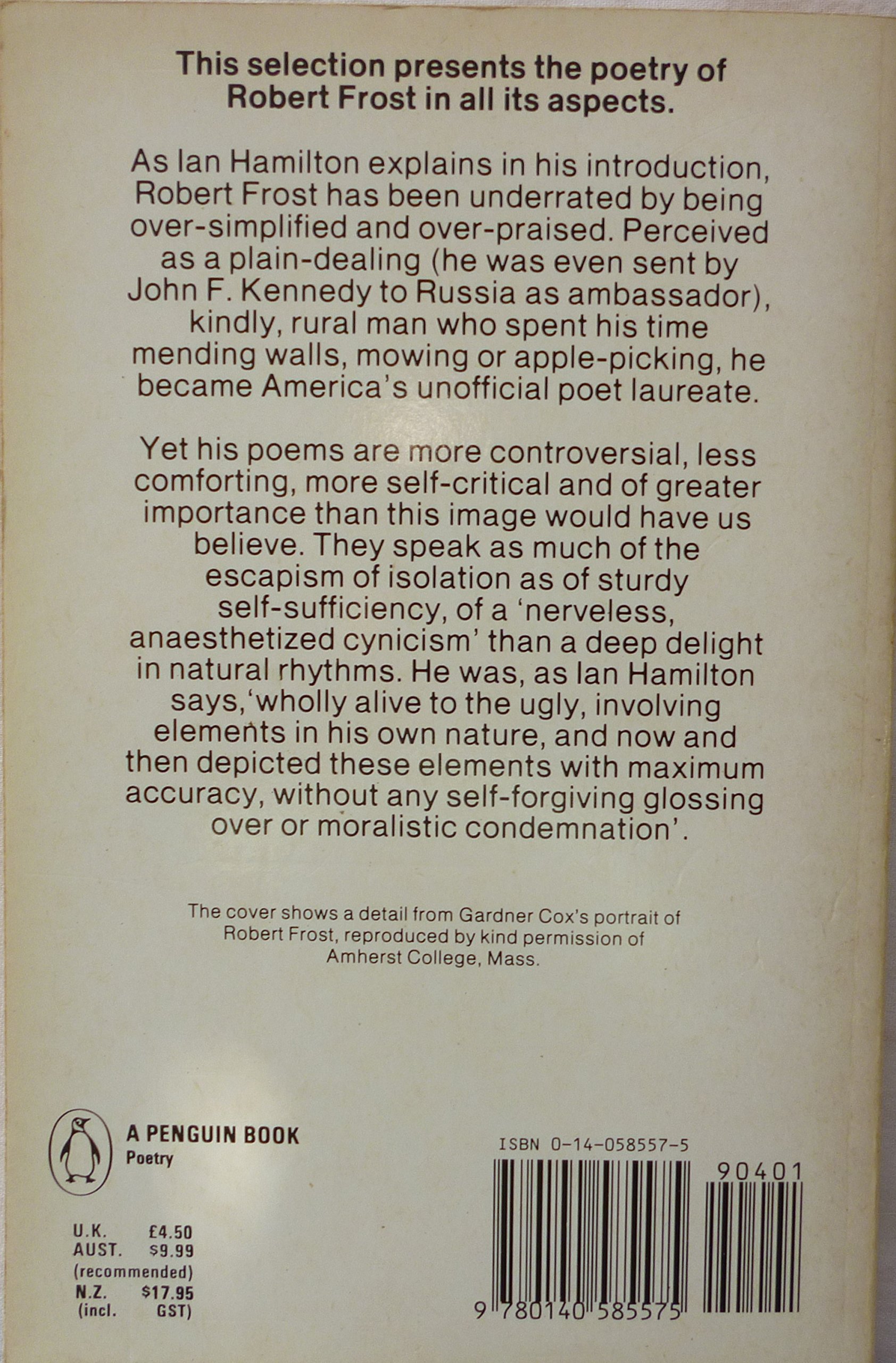 Robert Frost Selected Poems