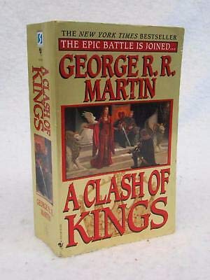 SIGNED George R. R. Martin A CLASH OF KINGS 1999 Bantam Books NY 1st PB Printing [Hardcover] unknown