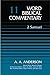 Word Biblical Commentary Vol. 11, 2 Samuel (anderson), 342pp by A. A. Anderson (1989-03-14)