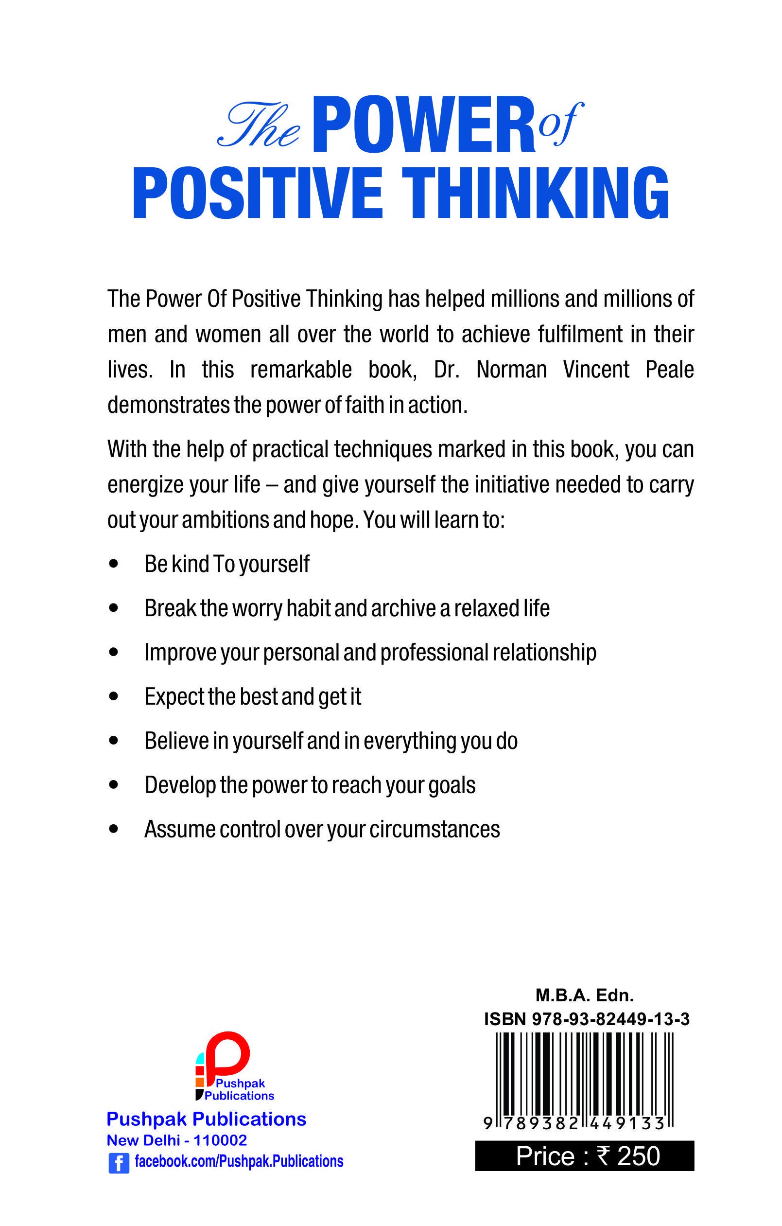 THE POWER OF POSITIVE THINKING
