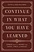Continue in What You Have Learned by Sovereign Grace Churches