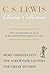 Mere Christianity/Screwtape Letters/Great Divorce - Box Set by C. S. Lewis (2010-10-25)