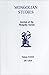 Mongolian Studies: Journal ...