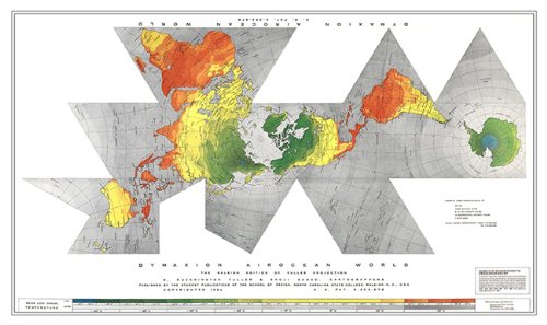 Fuller Projection Dymaxion Air-ocean World (Hardcover)