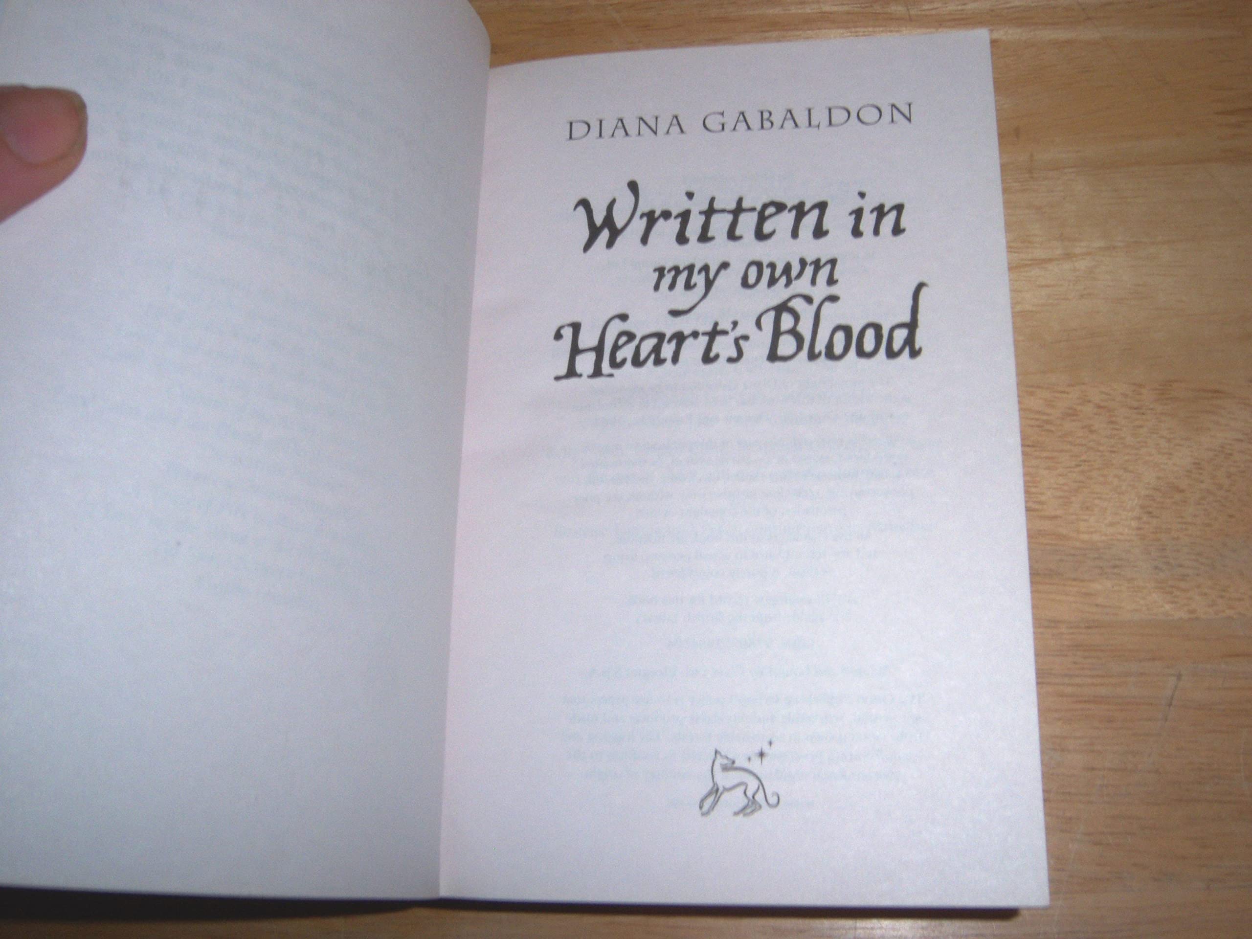 Written in My Own Heart's Blood